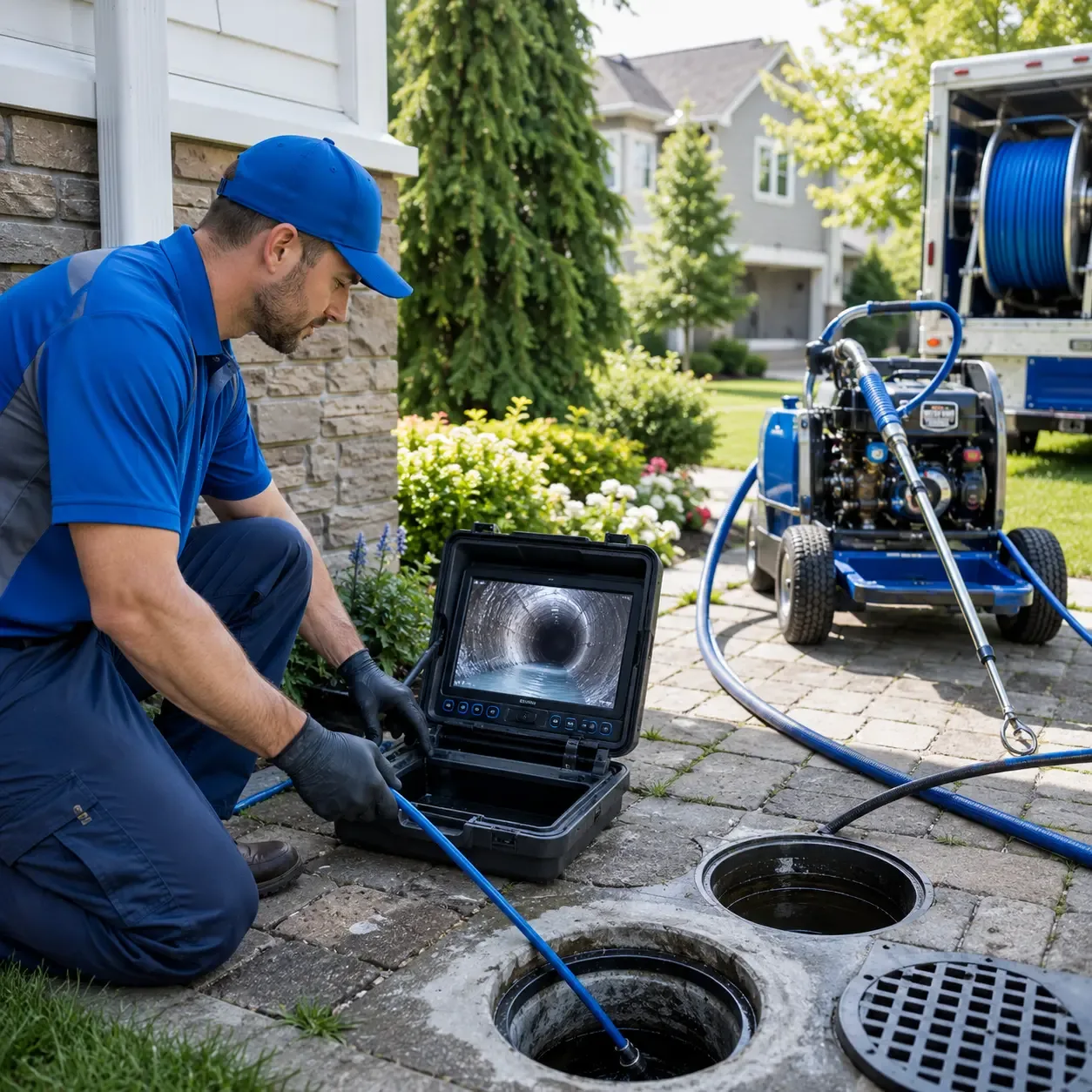 Outdoor drain cleaning professionals serving Massena, NY