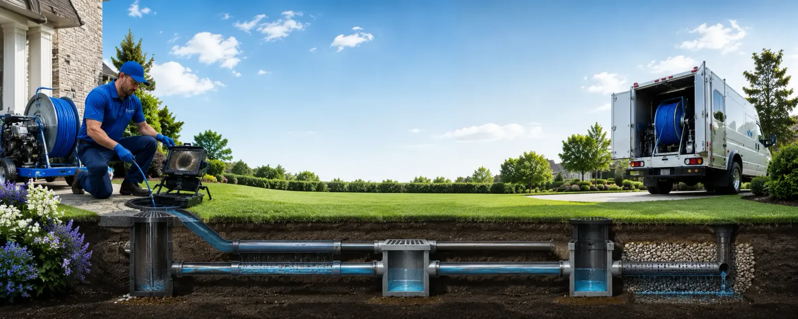 Outdoor drain cleaning information for Massena, NY